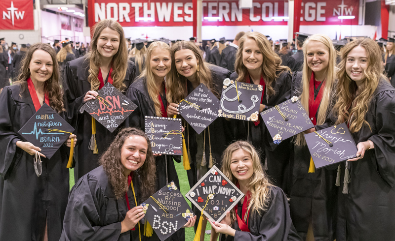 Class of 2021 nursing graduates