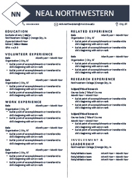 Resume example