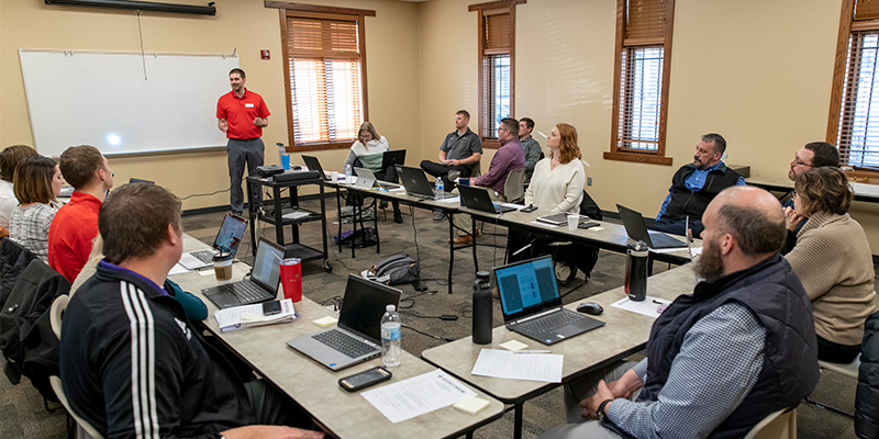 Accelerate Siouxland participants at a meeting