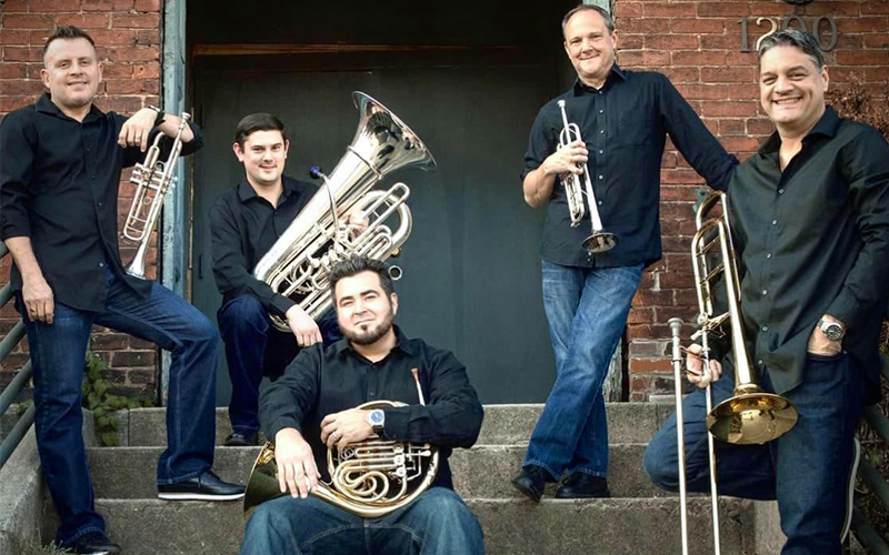 Group of brass players