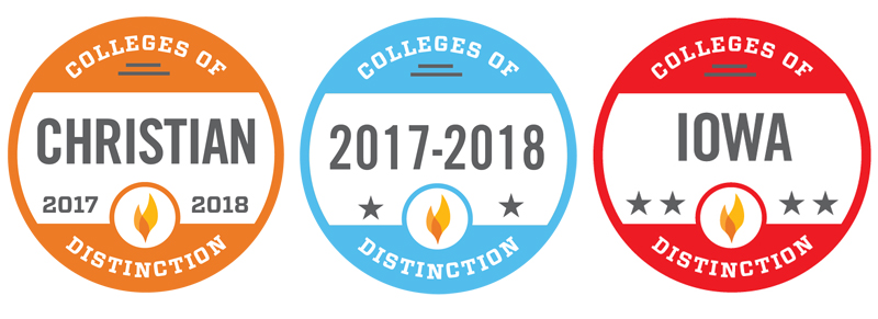 College of Distinction badges
