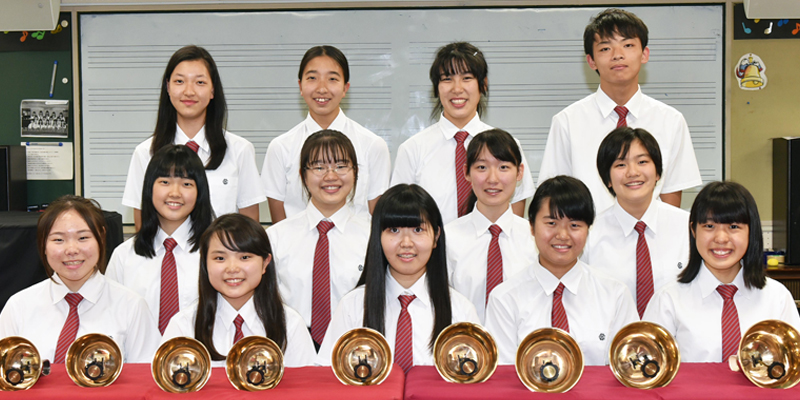 Glee Handbell Choir members