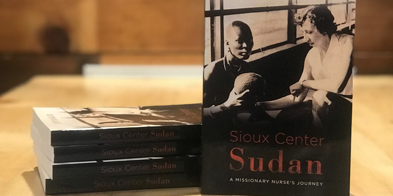 Stack of Sioux Center Sudan books