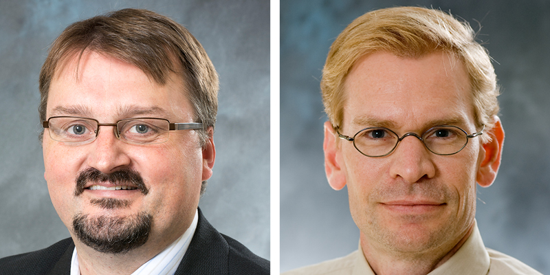 Dr. Chris Nonhof and Dr. John Vonder Bruegge