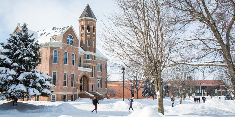 Winter on campus