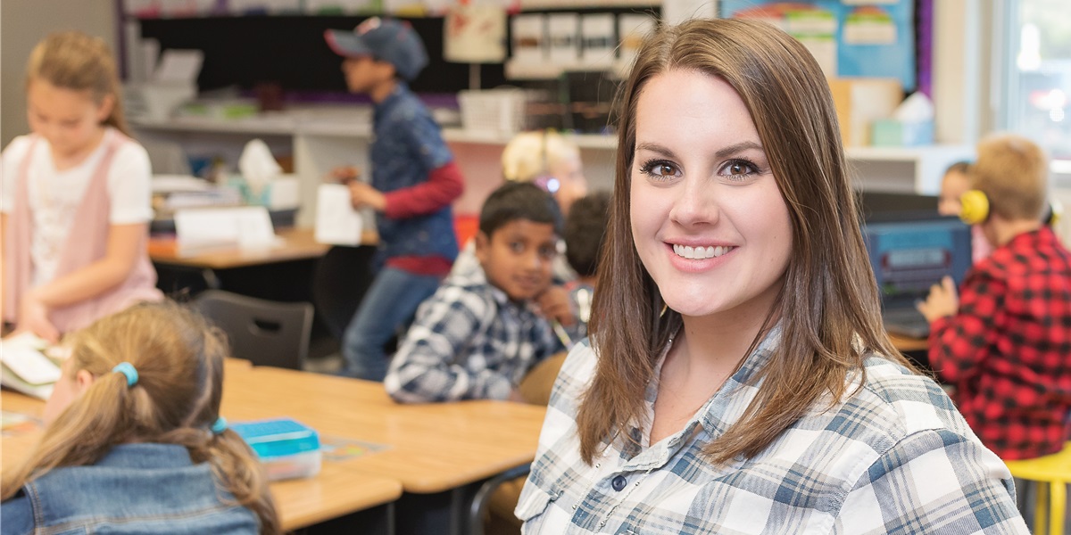 Aleen Wolken creatively integrates brain-based learning activities into her second grade classroom. 