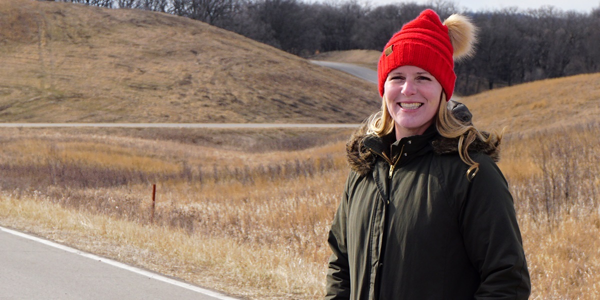 Award-winning environmental educator Kaley Poegel seeks to make learning—both in the classroom and at locations like Glacial Lakes State Park—fun and life-impacting.